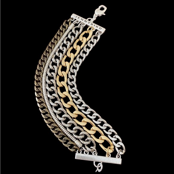Jenny Bird Austin Cuff Mixed Metals Bracelet - Picture 2 of 5